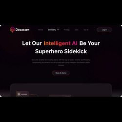 Docxster — Intelligent AI as Your Superhero Sidekick in Document Management